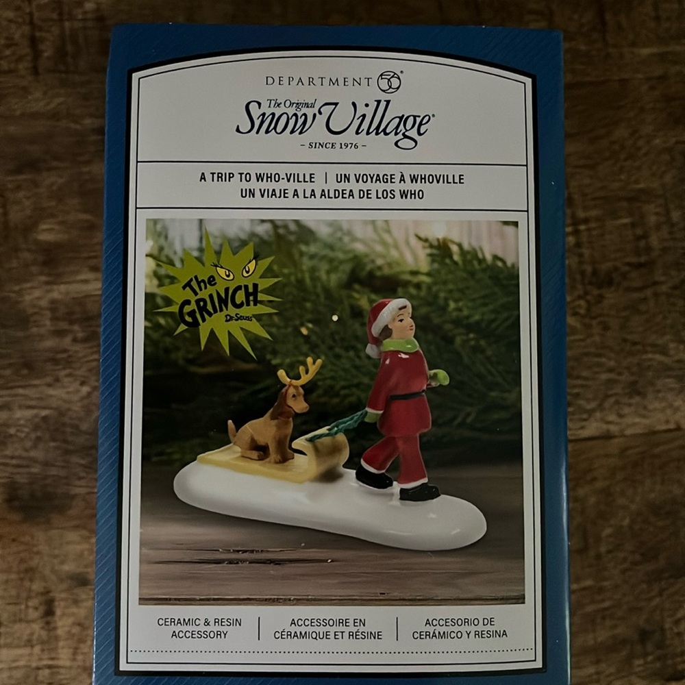 Department 56 original Snow Village a trip to Whoville